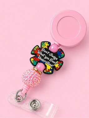 Autism Awareness Badge Reel